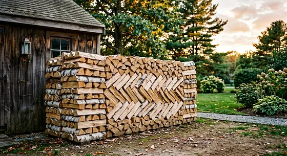 Укладка дров в Артёме, улица Привокзальная, 13