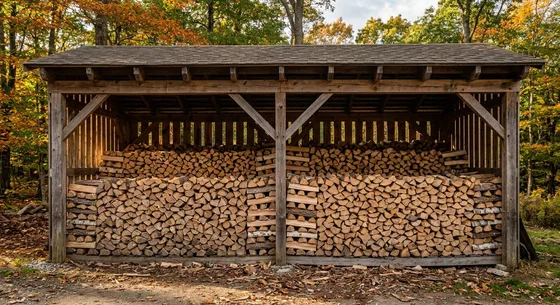 Укладка дров в Артёме, улица Кооперативная, 34